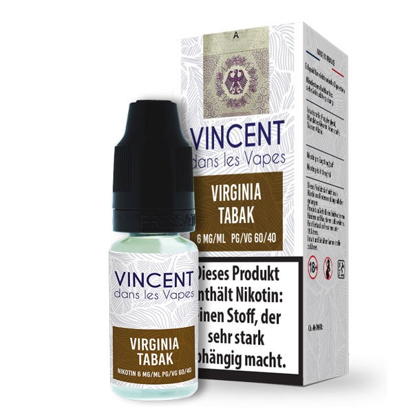 Virginia Tabak Liquid Vincent 6 mg/ml